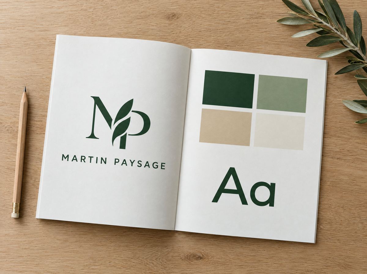 Charte graphique : exemple pour une entreprise fictive